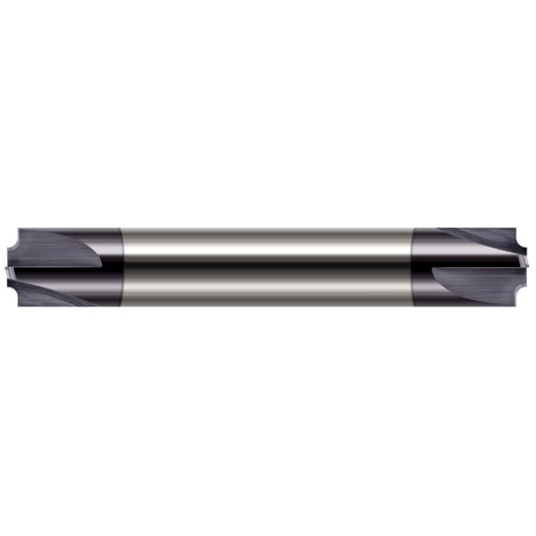 Corner Rounding End Mill - 4 Flute - Unflared, 0.0150"